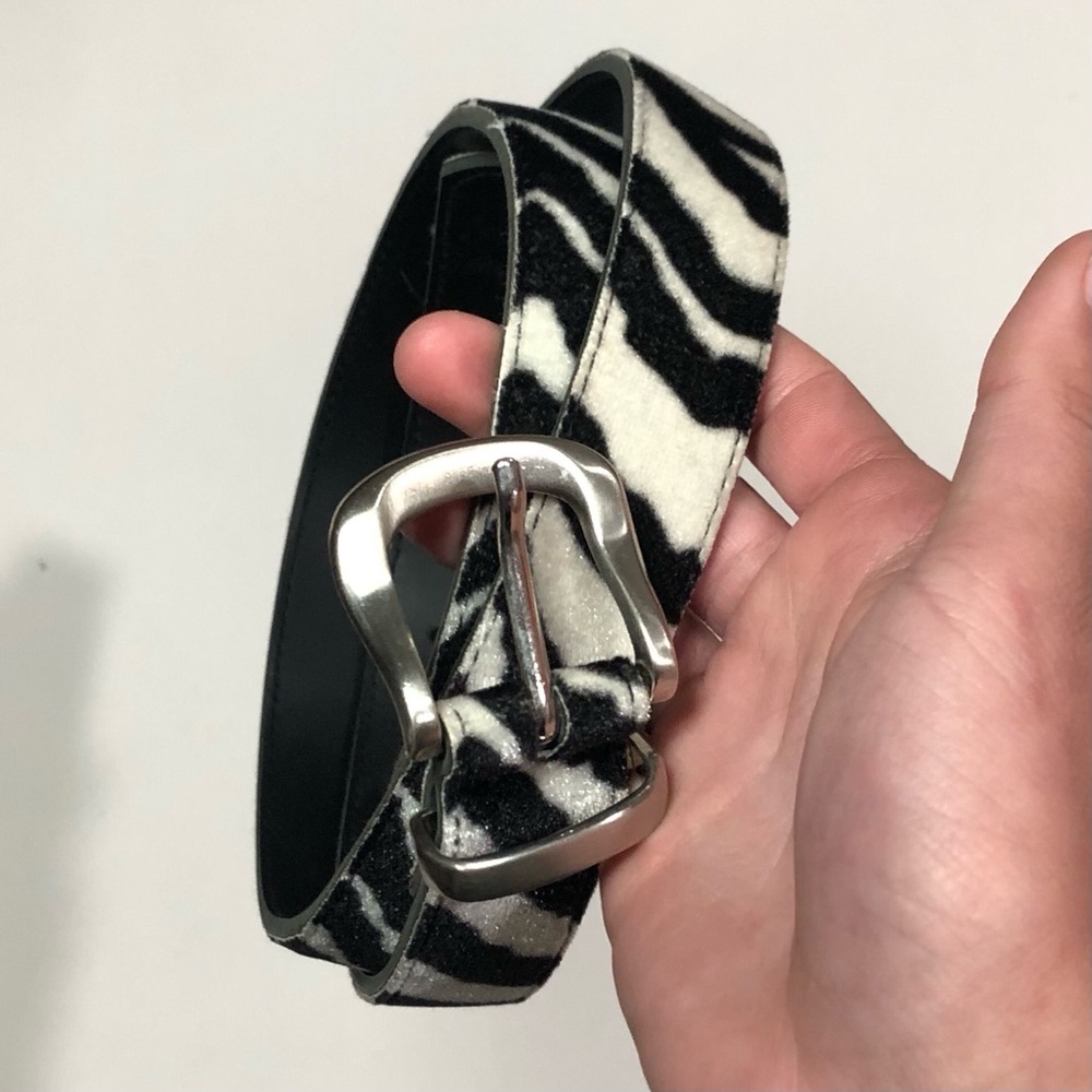 Zebra print belt!